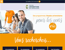 Tablet Screenshot of cua.qc.ca